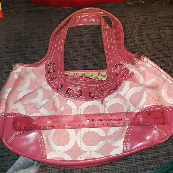 Pink Coach purse - Picture 3 of 8